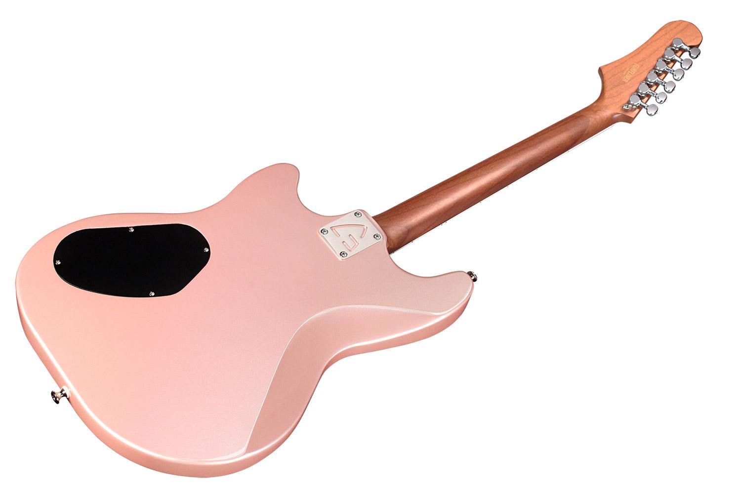 Guild Surfliner Deluxe Electric Guitar in Rose Quartz Metallic